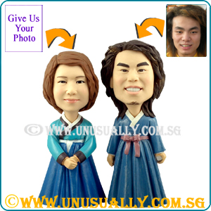 Limited Editon Korean Theme Couple Figurines